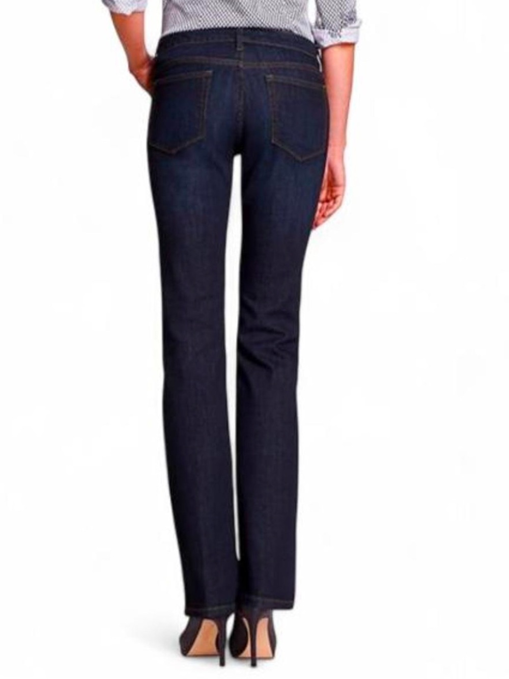 Banana Republic Dark Indigo Slim Boot Cut Jeans